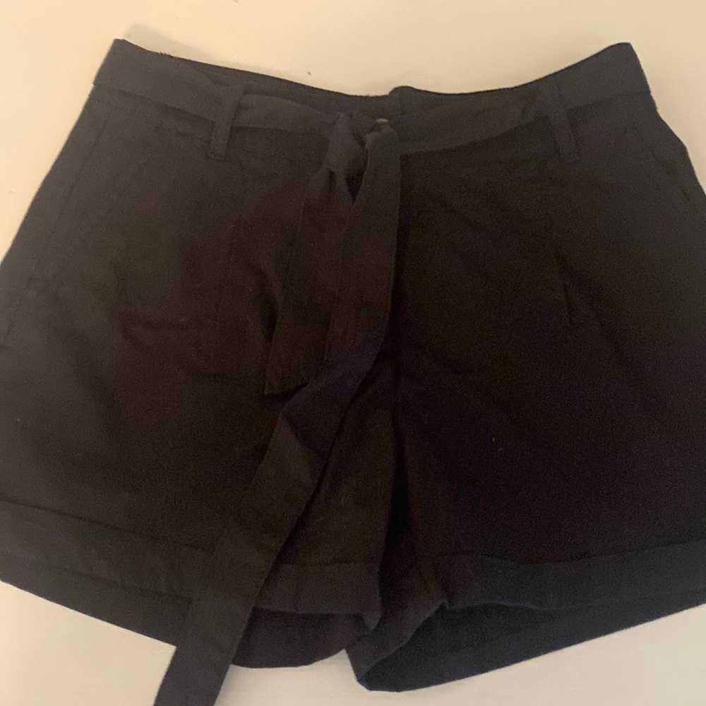 Black dressier shirt with tie that can also be removed